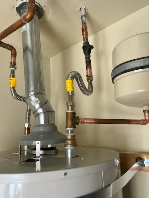 Water heater installation and plumbing repair in West Valley